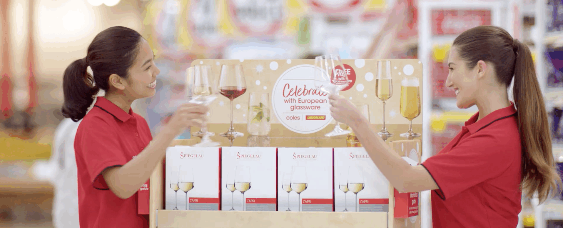 Coles celebrates Aussie Christmas with Spiegelau Glassware!