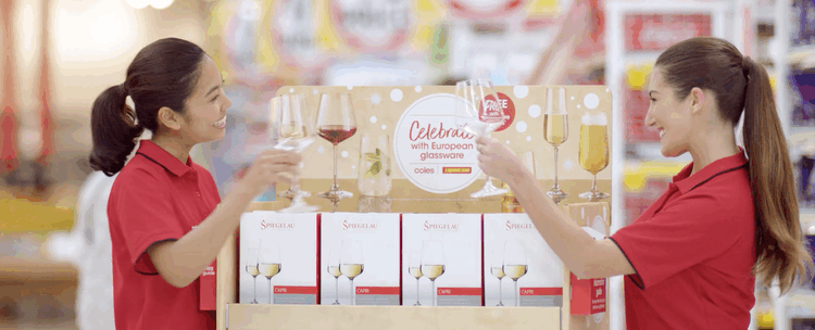 Coles celebrates Aussie Christmas with Spiegelau!