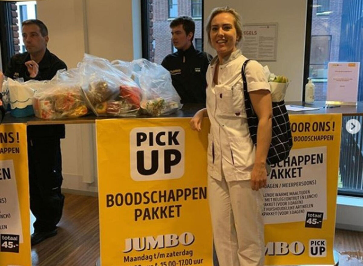 Jumbo sets up&nbsp;grocery pick-up point in hospital