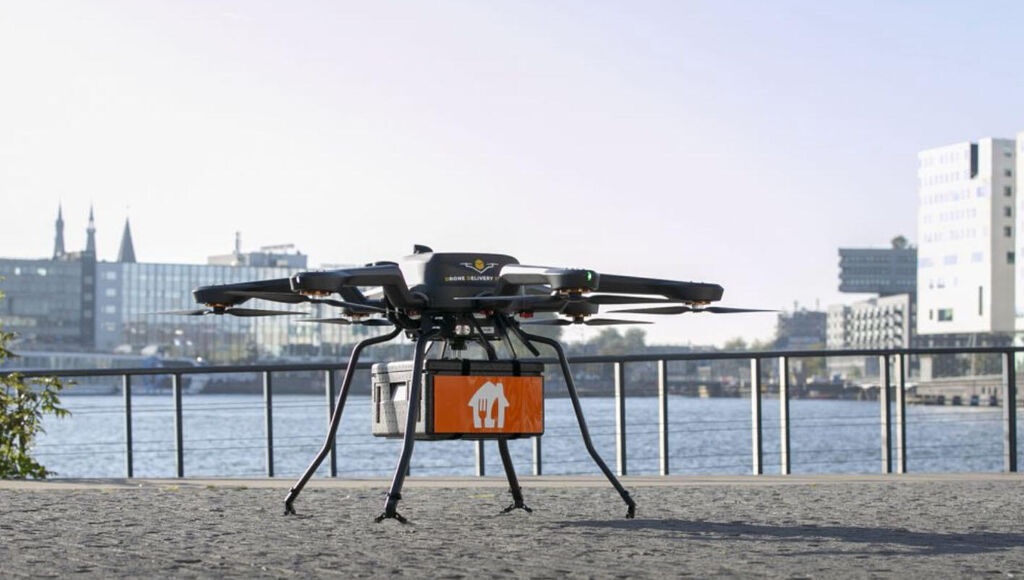 Just Eat trials drone deliveries
