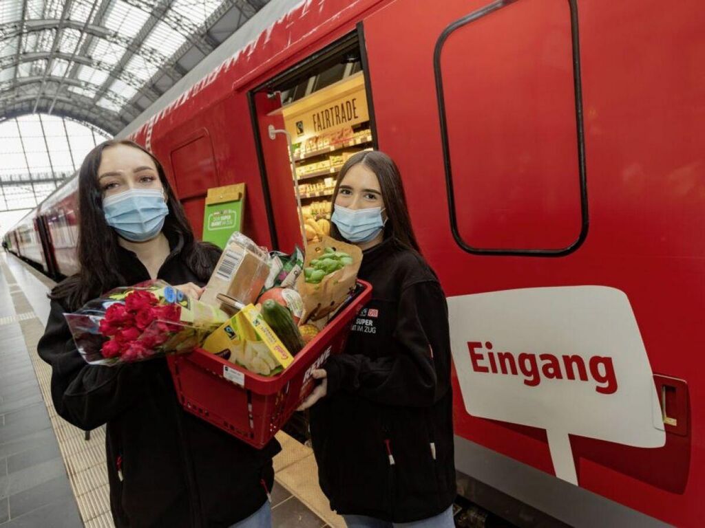 REWE introduces supermarket on a train