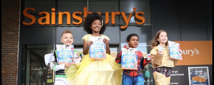 The launch of Disney Heroes at Sainsbury's